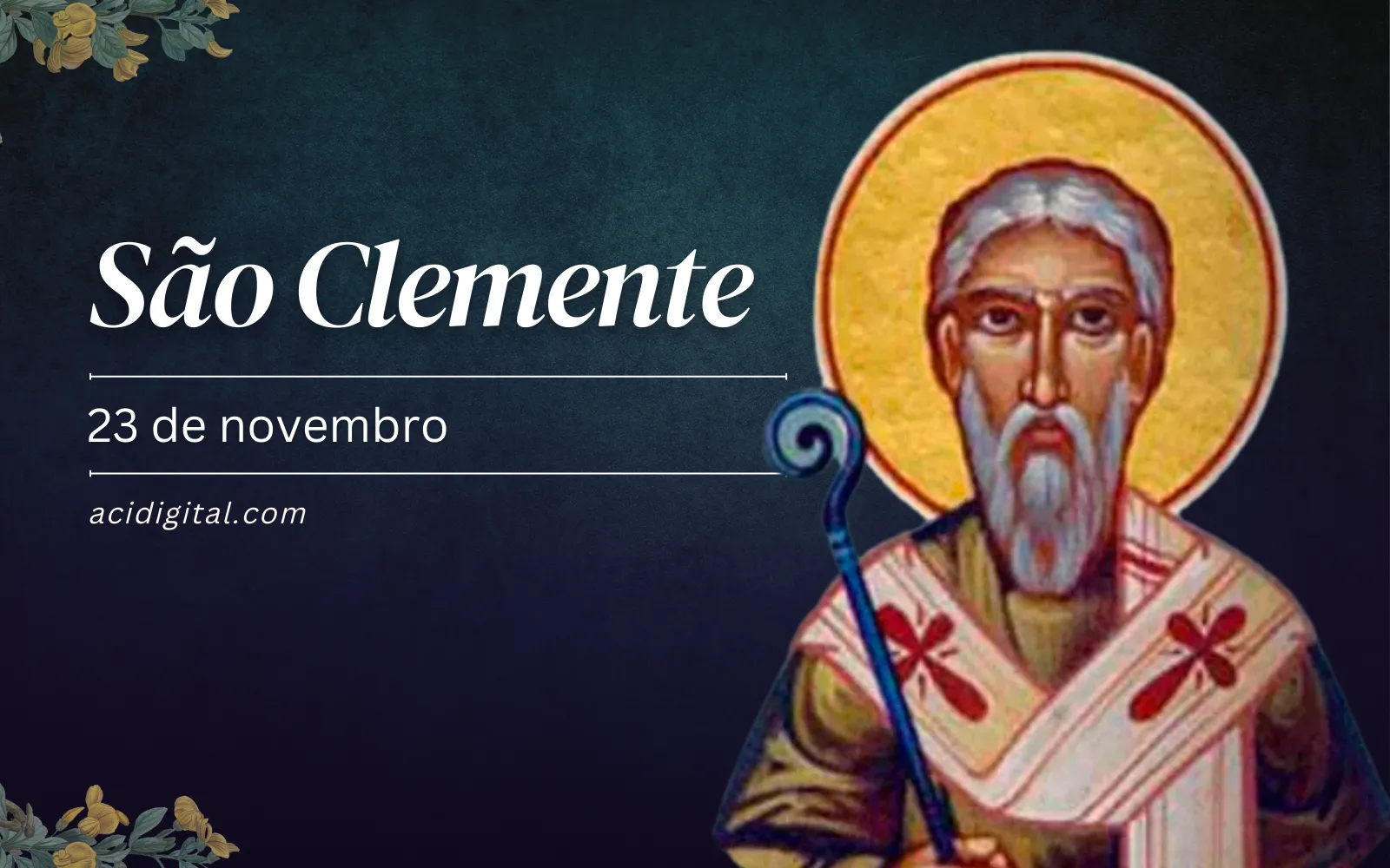 papa são Clemente I, promotor da paz e da concórdia