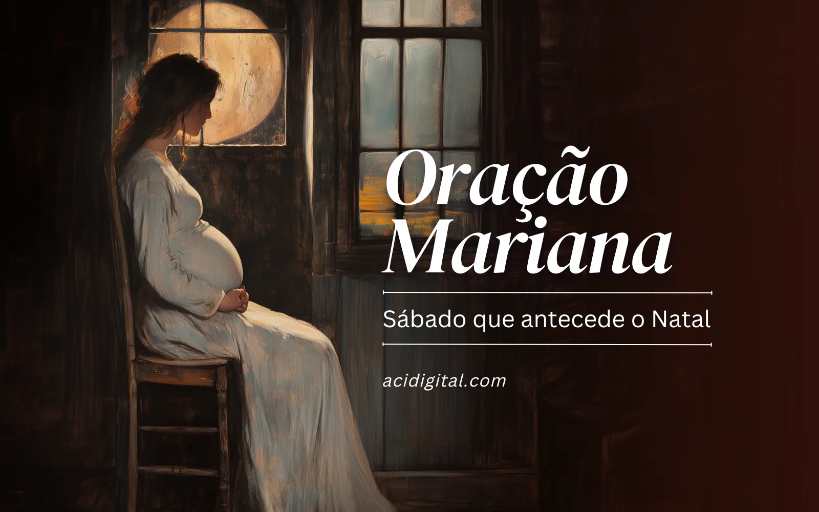 Oração mariana para o sábado que antecede o Natal