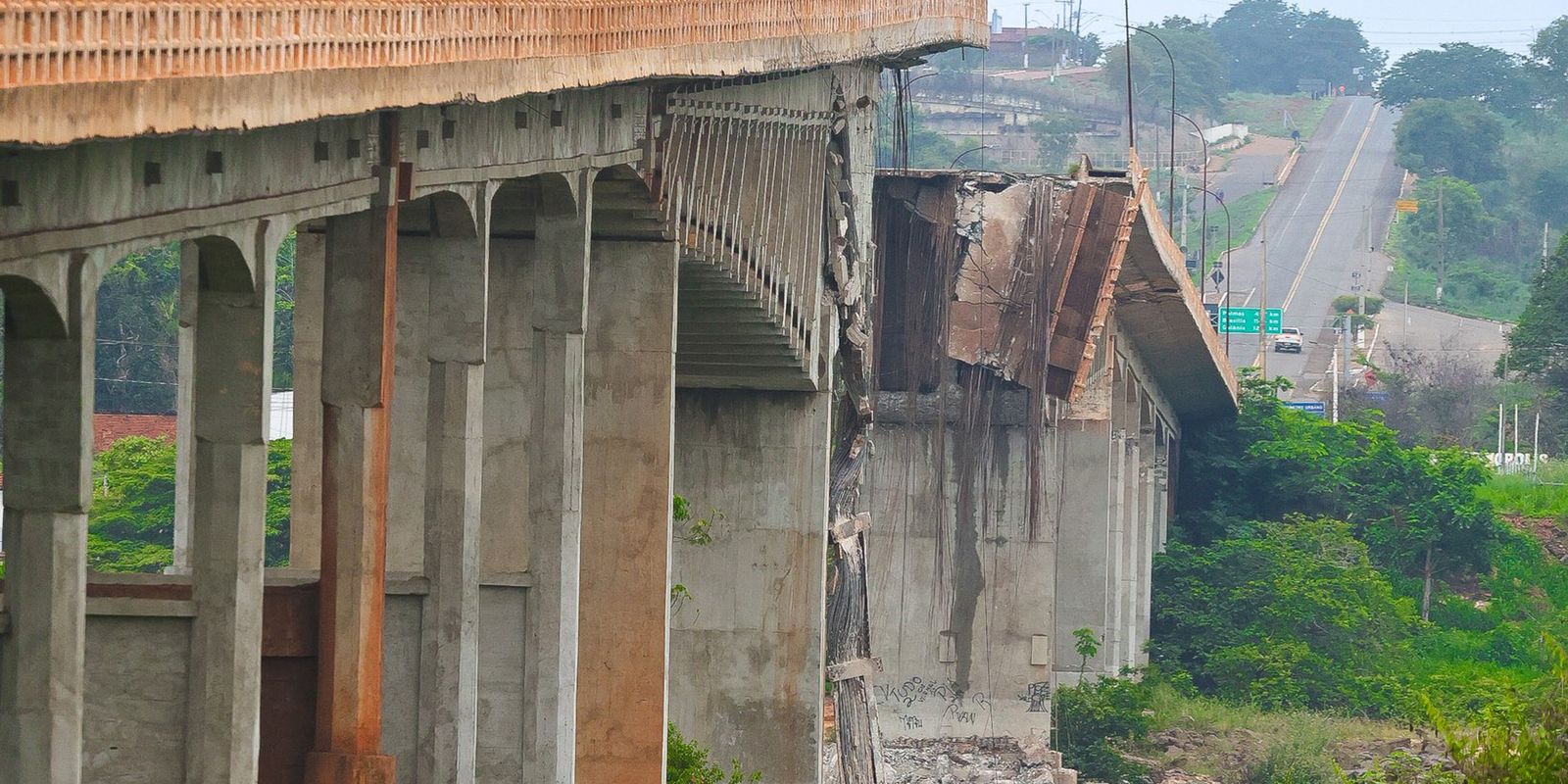 Queda de ponte: governo decreta situação de emergência em Estreito/MA