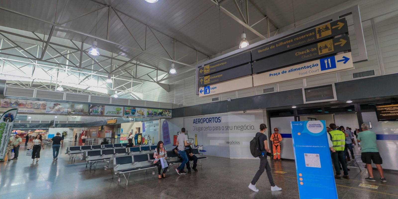 Mais de 90% dos passageiros aprovam serviços prestados em aeroportos