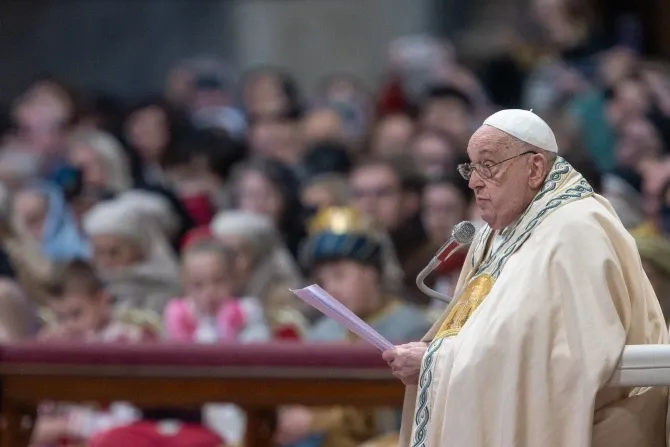 Papa Francisco prega paz e proteção da vida na homilia de Ano Novo